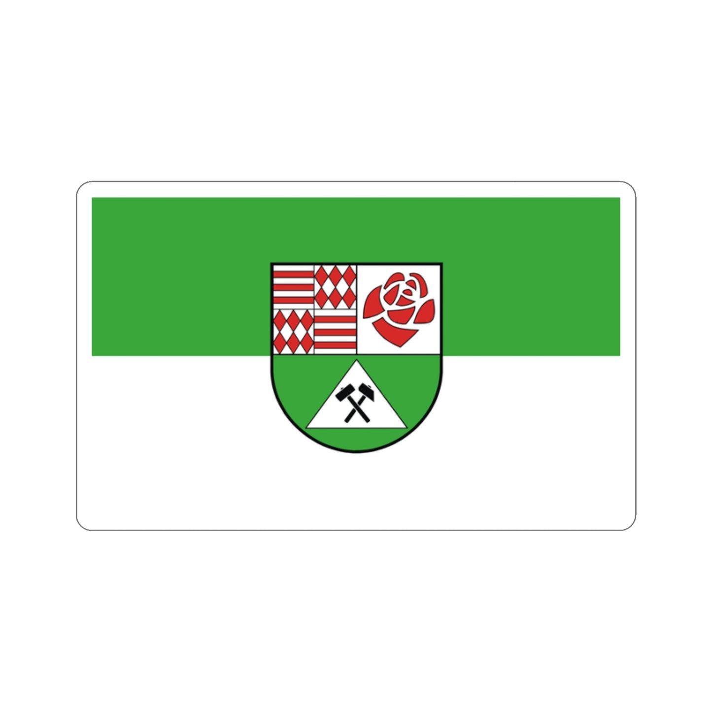 Flag of Mansfeld Südharz Germany STICKER Vinyl Die-Cut Decal-2 Inch-The Sticker Space