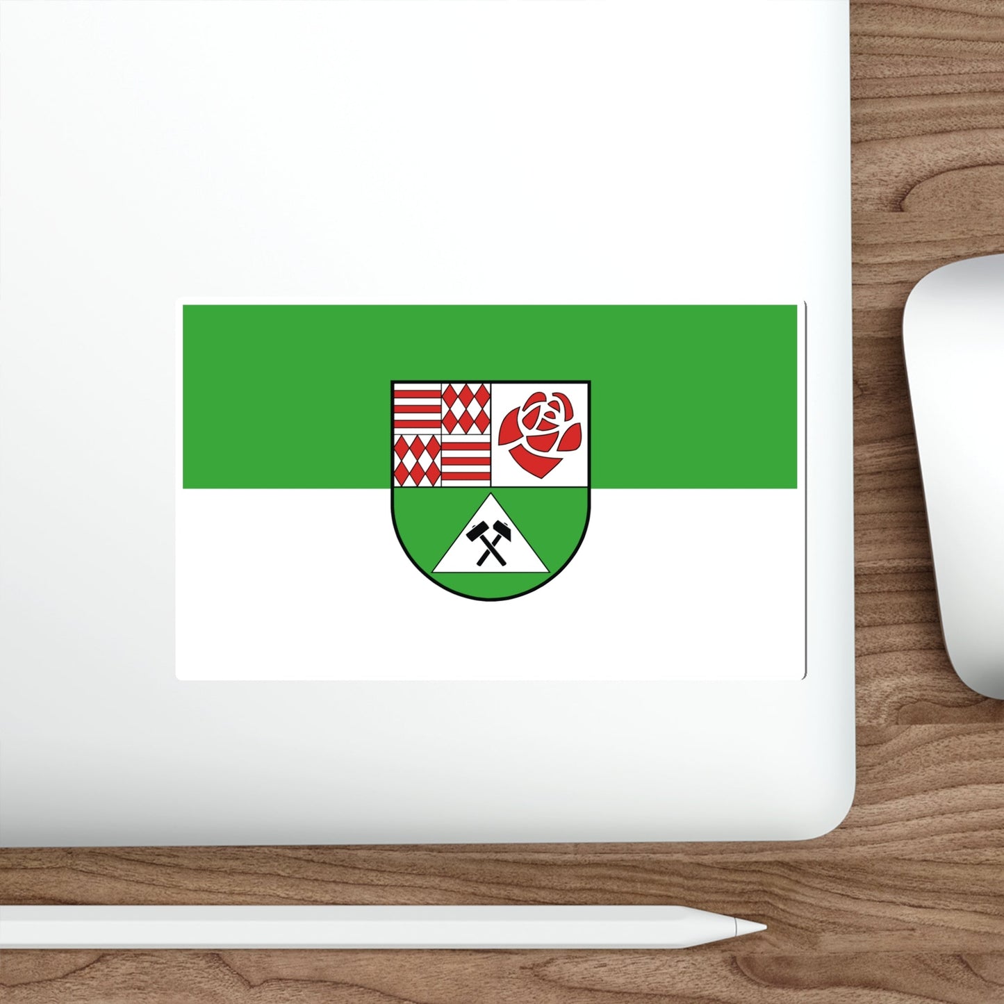 Flag of Mansfeld Südharz Germany STICKER Vinyl Die-Cut Decal-The Sticker Space