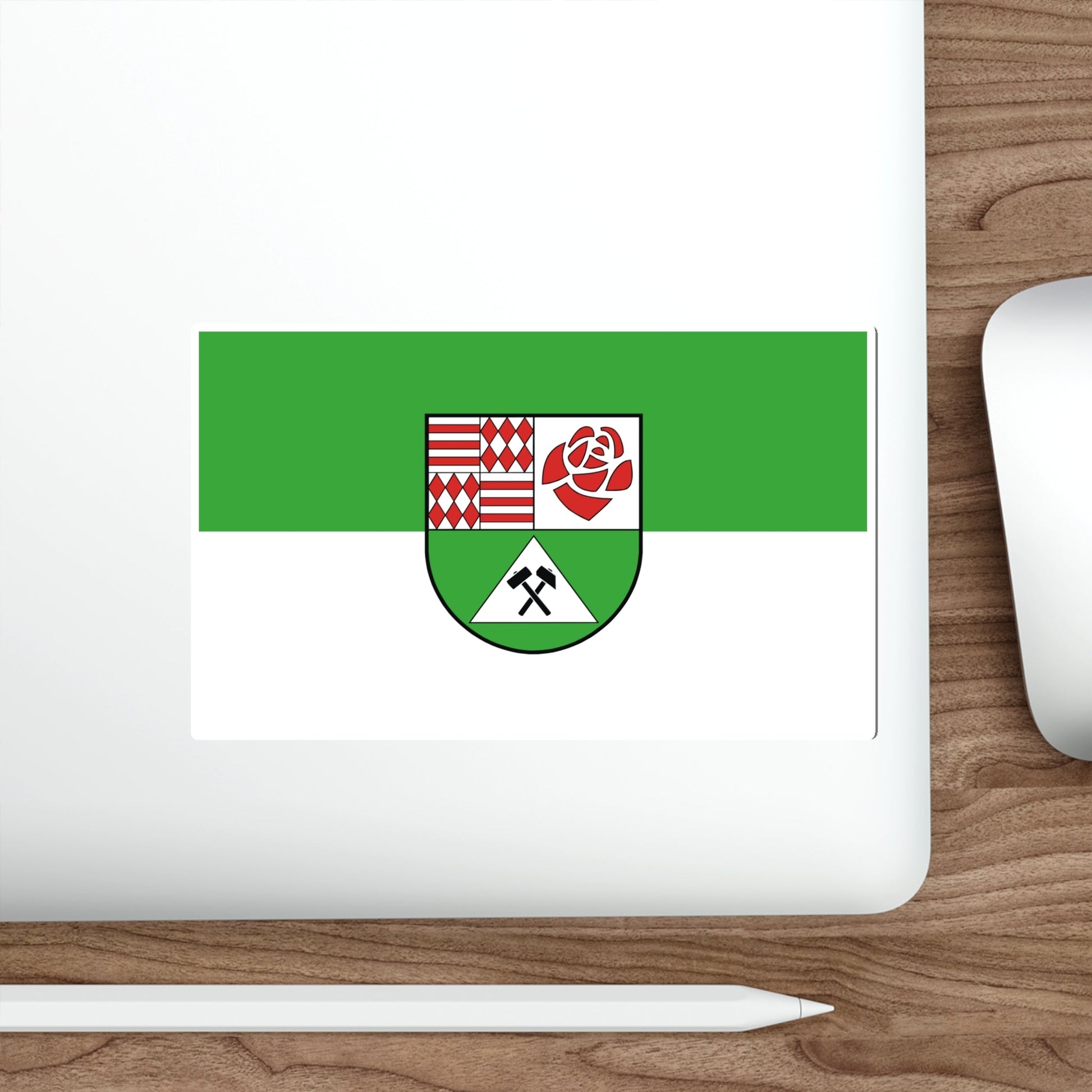 Flag of Mansfeld Südharz Germany STICKER Vinyl Die-Cut Decal-The Sticker Space