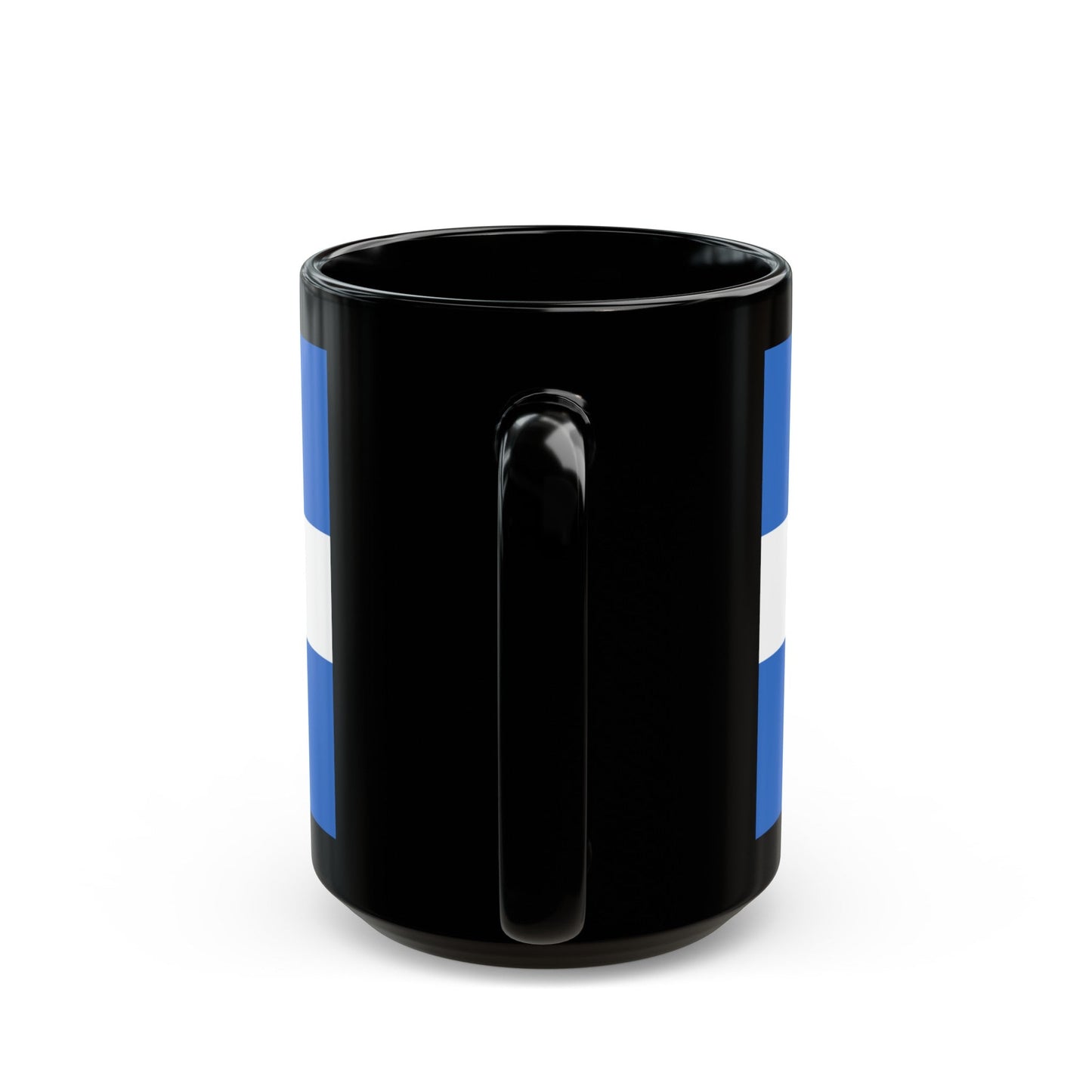 Flag of Manta Ecuador - Black Coffee Mug-The Sticker Space