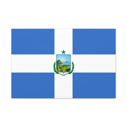 Flag of Manta Ecuador - Canvas Wall Art 30" x 20" 1.25" - The Sticker Space