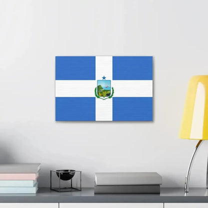 Flag of Manta Ecuador - Canvas Wall Art - The Sticker Space
