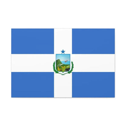 Flag of Manta Ecuador - Canvas Wall Art - The Sticker Space