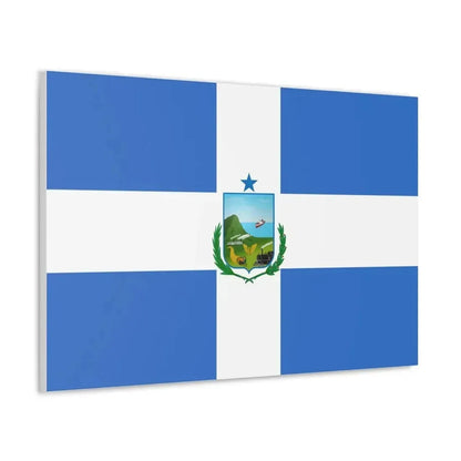 Flag of Manta Ecuador - Canvas Wall Art - The Sticker Space