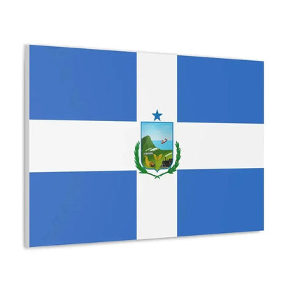 Flag of Manta Ecuador - Canvas Wall Art - The Sticker Space