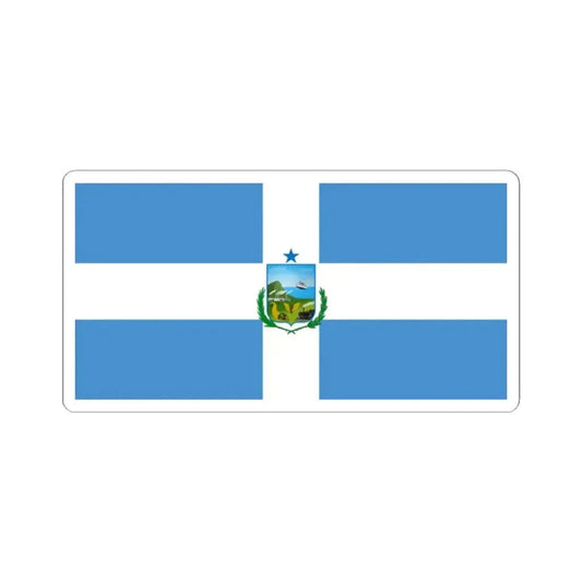 Flag of Manta Ecuador (Ecuador) STICKER Vinyl Kiss-Cut Decal 2 Inch White - The Sticker Space