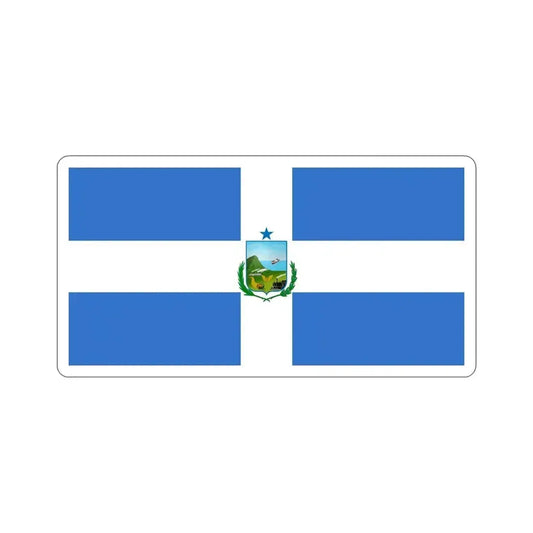 Flag of Manta Ecuador STICKER Vinyl Die-Cut Decal 6 Inch - The Sticker Space