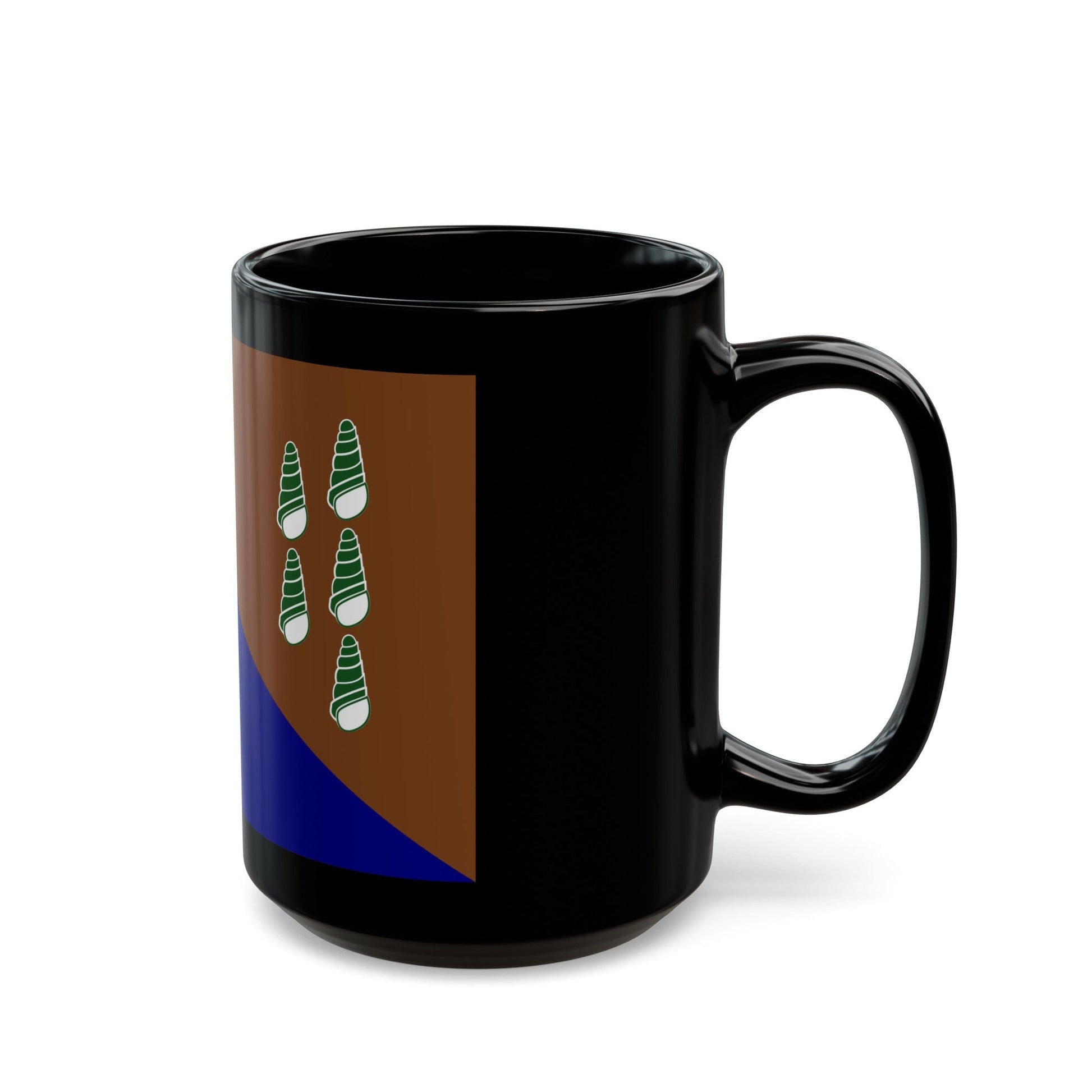 Flag of Manus Papa New Guinea - Black Coffee Mug-The Sticker Space