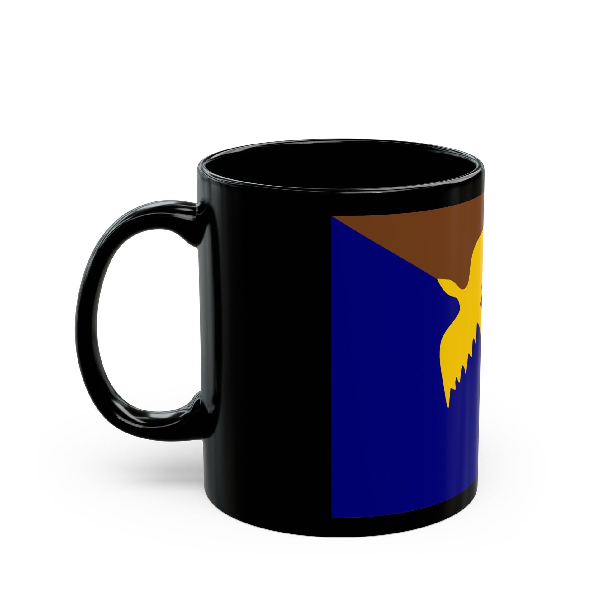 Flag of Manus Papa New Guinea - Black Coffee Mug-The Sticker Space