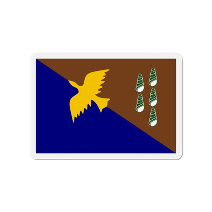 Flag of Manus Papa New Guinea - Die-Cut Magnet-3" x 3"-The Sticker Space