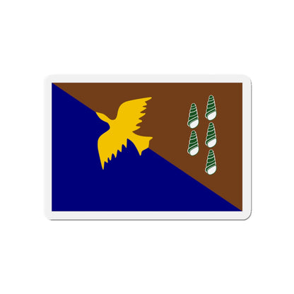 Flag of Manus Papa New Guinea - Die-Cut Magnet-4" x 4"-The Sticker Space