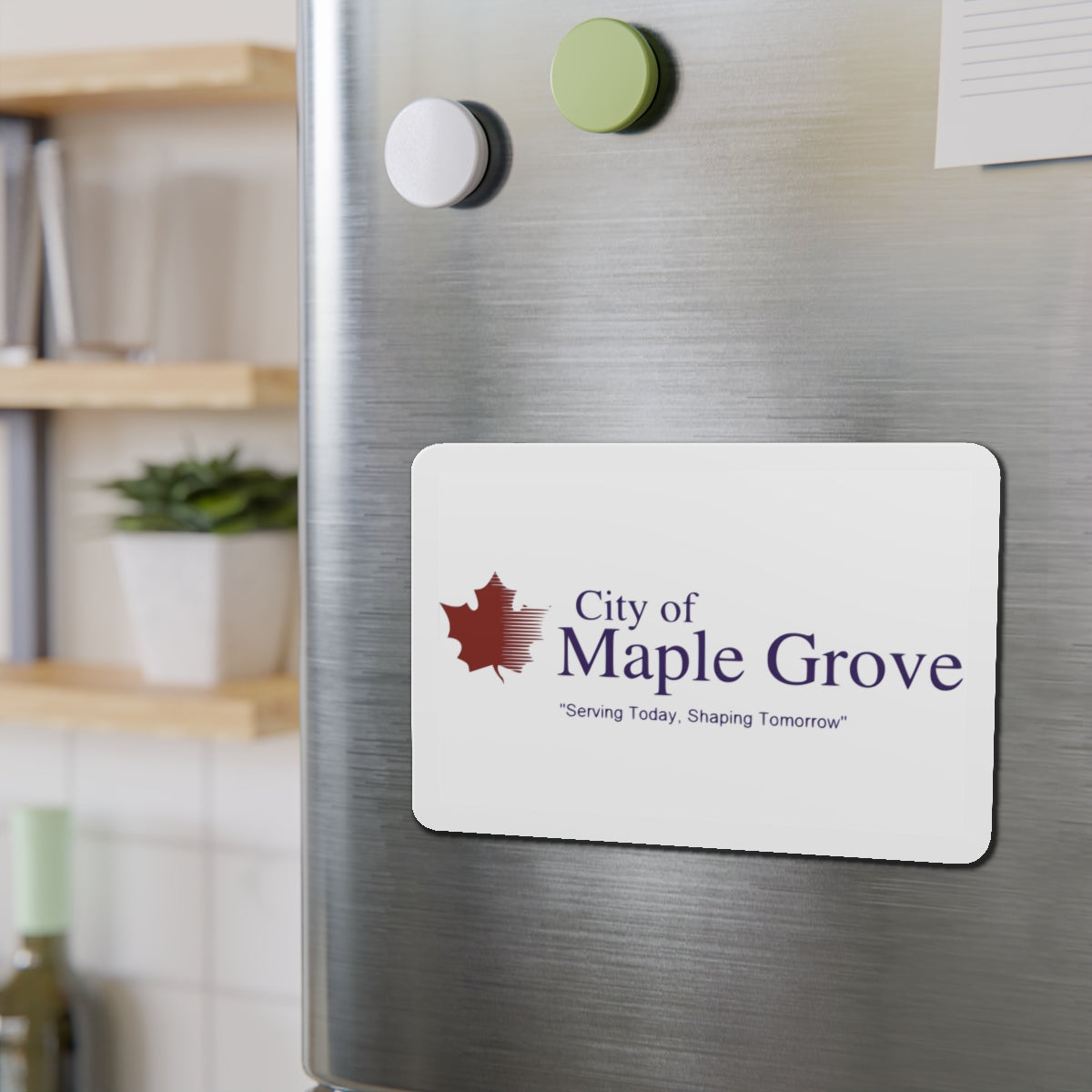 Flag of Maple Grove Minnesota - Die-Cut Magnet-The Sticker Space