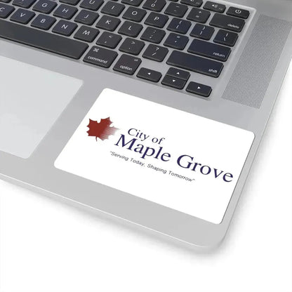 Flag of Maple Grove Minnesota (United States) STICKER Vinyl Kiss-Cut Decal - The Sticker Space