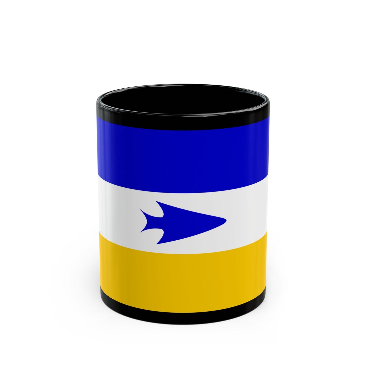 Flag of Mapuche - Black Coffee Mug-11oz-The Sticker Space