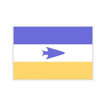 Flag of Mapuche - STICKER Vinyl Kiss-Cut Decal 3 Inch Transparent - The Sticker Space