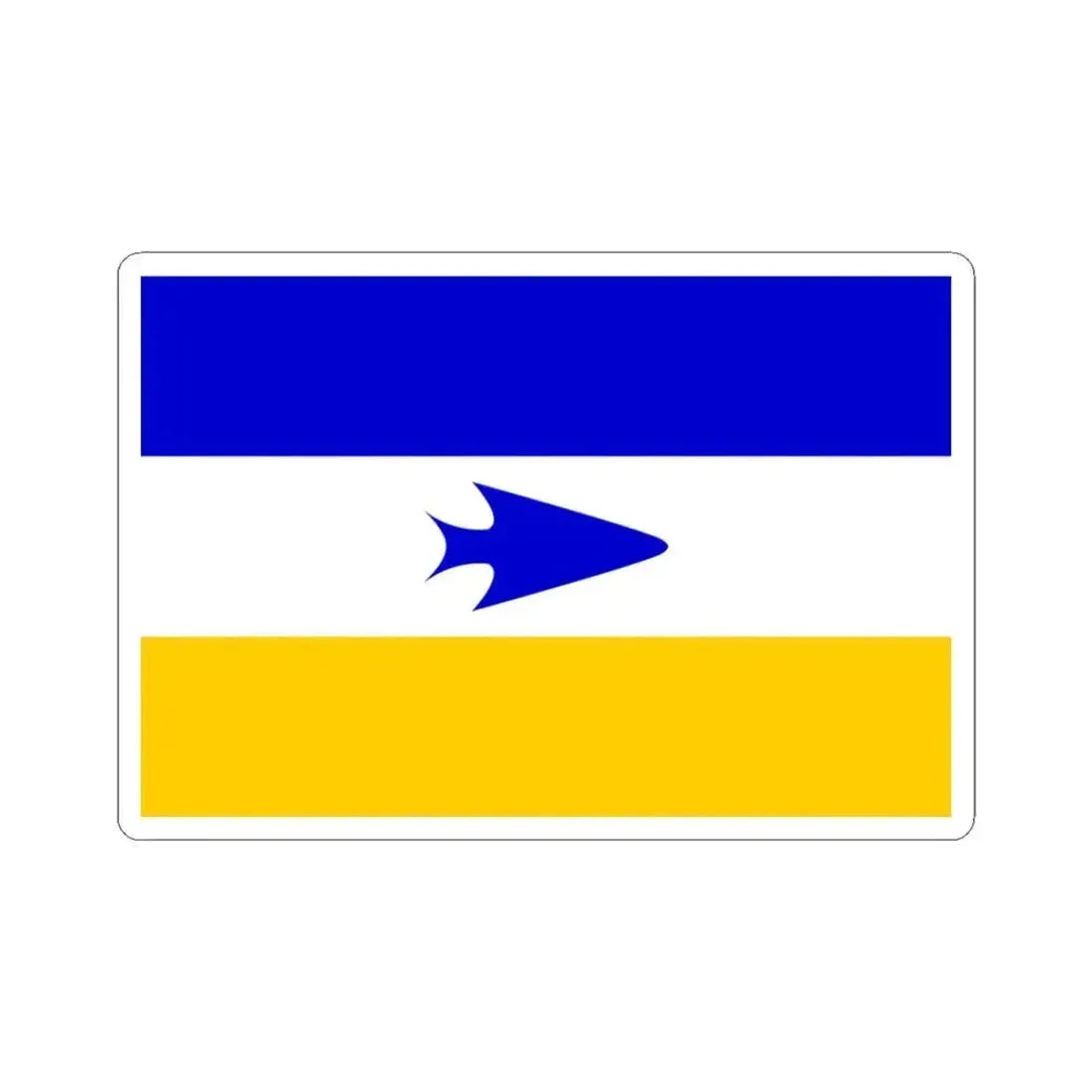 Flag of Mapuche - STICKER Vinyl Kiss-Cut Decal 3 Inch White - The Sticker Space