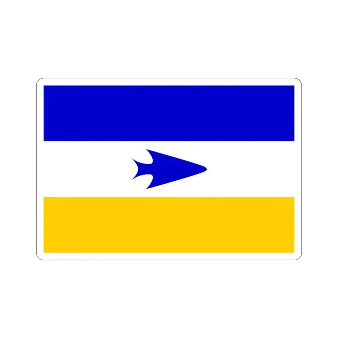 Flag of Mapuche - STICKER Vinyl Kiss-Cut Decal 4 Inch White - The Sticker Space