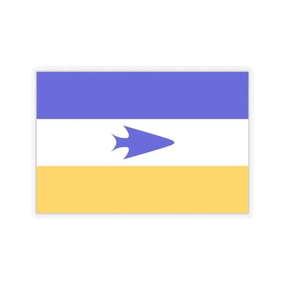 Flag of Mapuche - STICKER Vinyl Kiss-Cut Decal 6 Inch Transparent - The Sticker Space