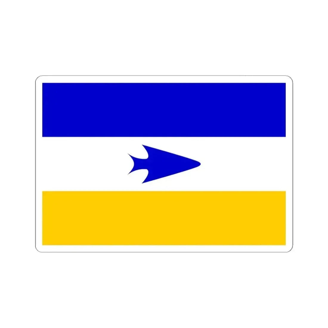 Flag of Mapuche - STICKER Vinyl Kiss-Cut Decal 6 Inch White - The Sticker Space