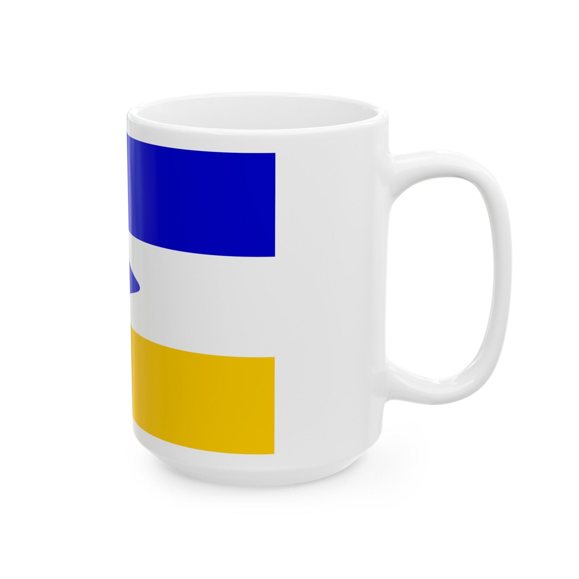 Flag of Mapuche - White Coffee Mug-The Sticker Space