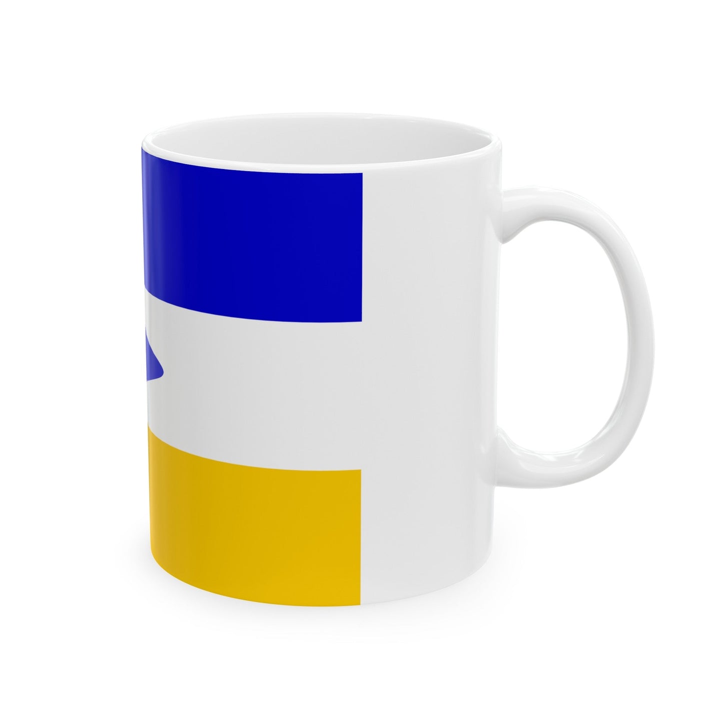 Flag of Mapuche - White Coffee Mug-The Sticker Space