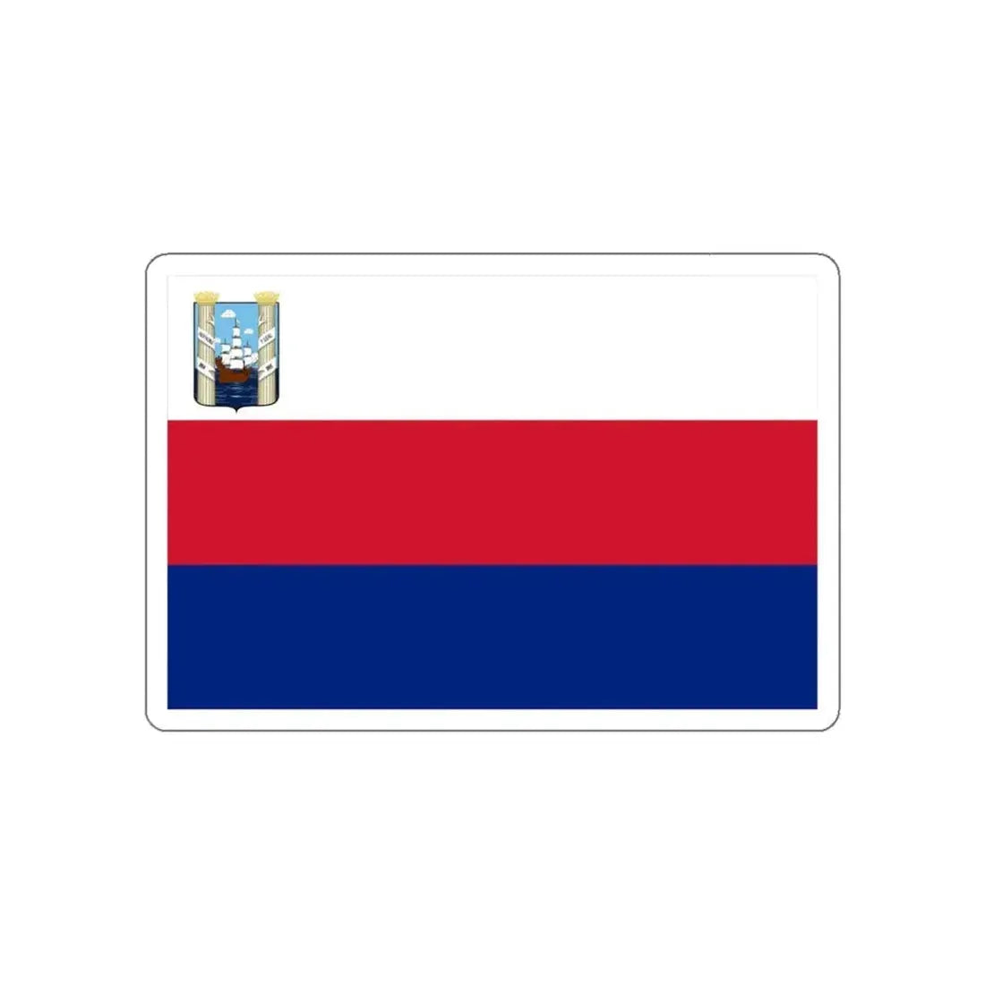 Flag of Maracaibo Venezuela STICKER Vinyl Die-Cut Decal - The Sticker Space