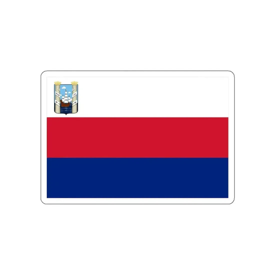 Flag of Maracaibo Venezuela STICKER Vinyl Die-Cut Decal - The Sticker Space