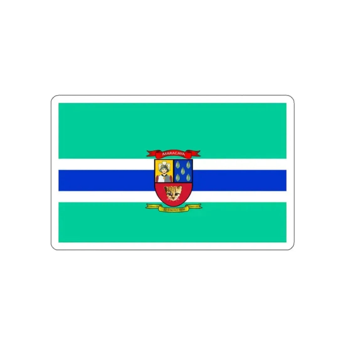 Flag of Maracay Venezuela STICKER Vinyl Die-Cut Decal 2 Inch - The Sticker Space
