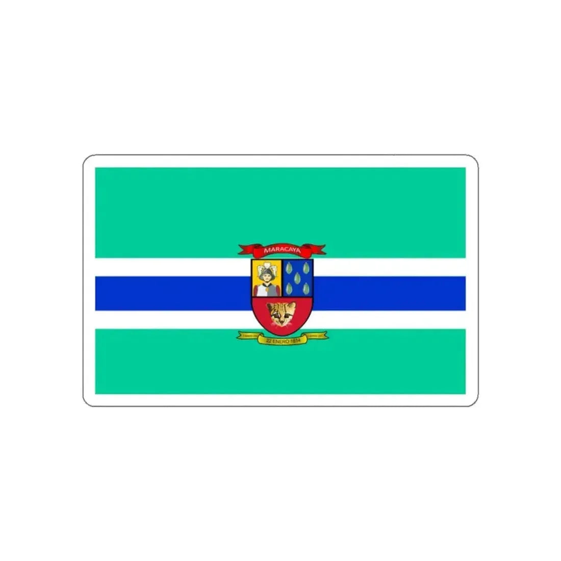 Flag of Maracay Venezuela STICKER Vinyl Die-Cut Decal - The Sticker Space