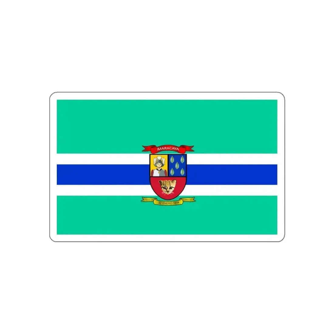 Flag of Maracay Venezuela STICKER Vinyl Die-Cut Decal - The Sticker Space