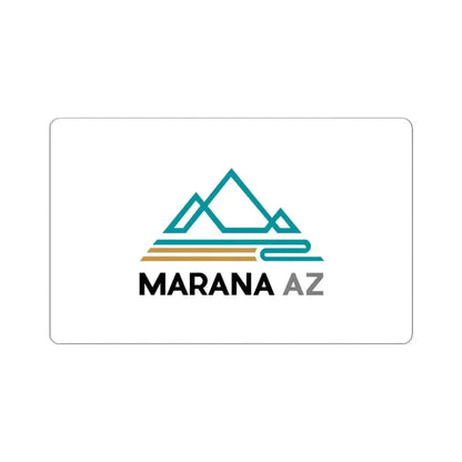 Flag of Marana Arizona (United States) STICKER Vinyl Kiss-Cut Decal 4 Inch White - The Sticker Space