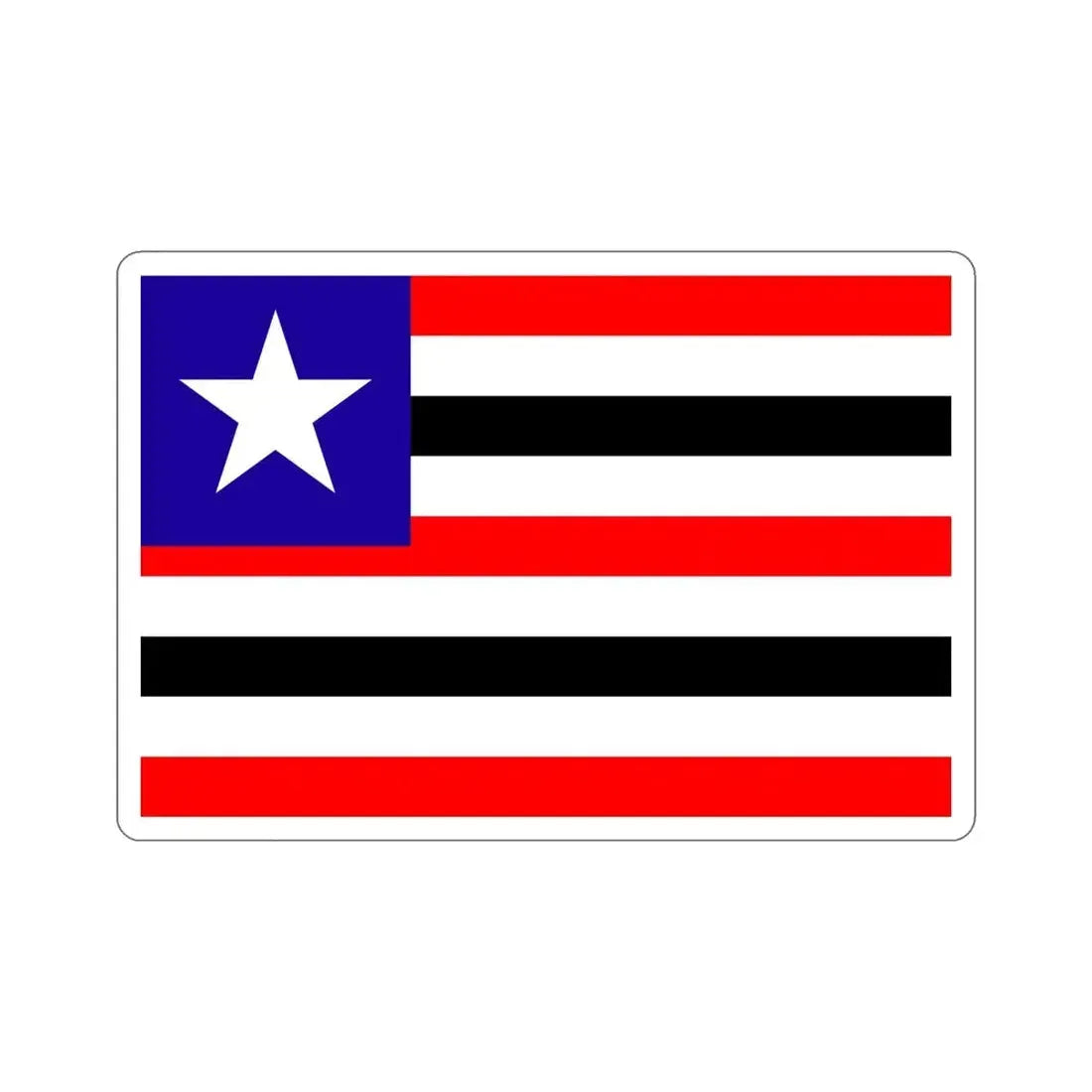 Flag of Maranhão Brazil STICKER Vinyl Die-Cut Decal 6 Inch - The Sticker Space
