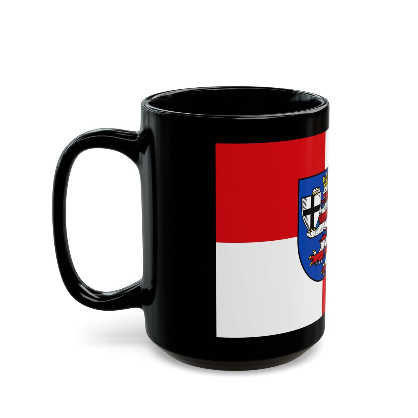 Flag of Marburg Biedenkopf Germany - Black Coffee Mug-The Sticker Space