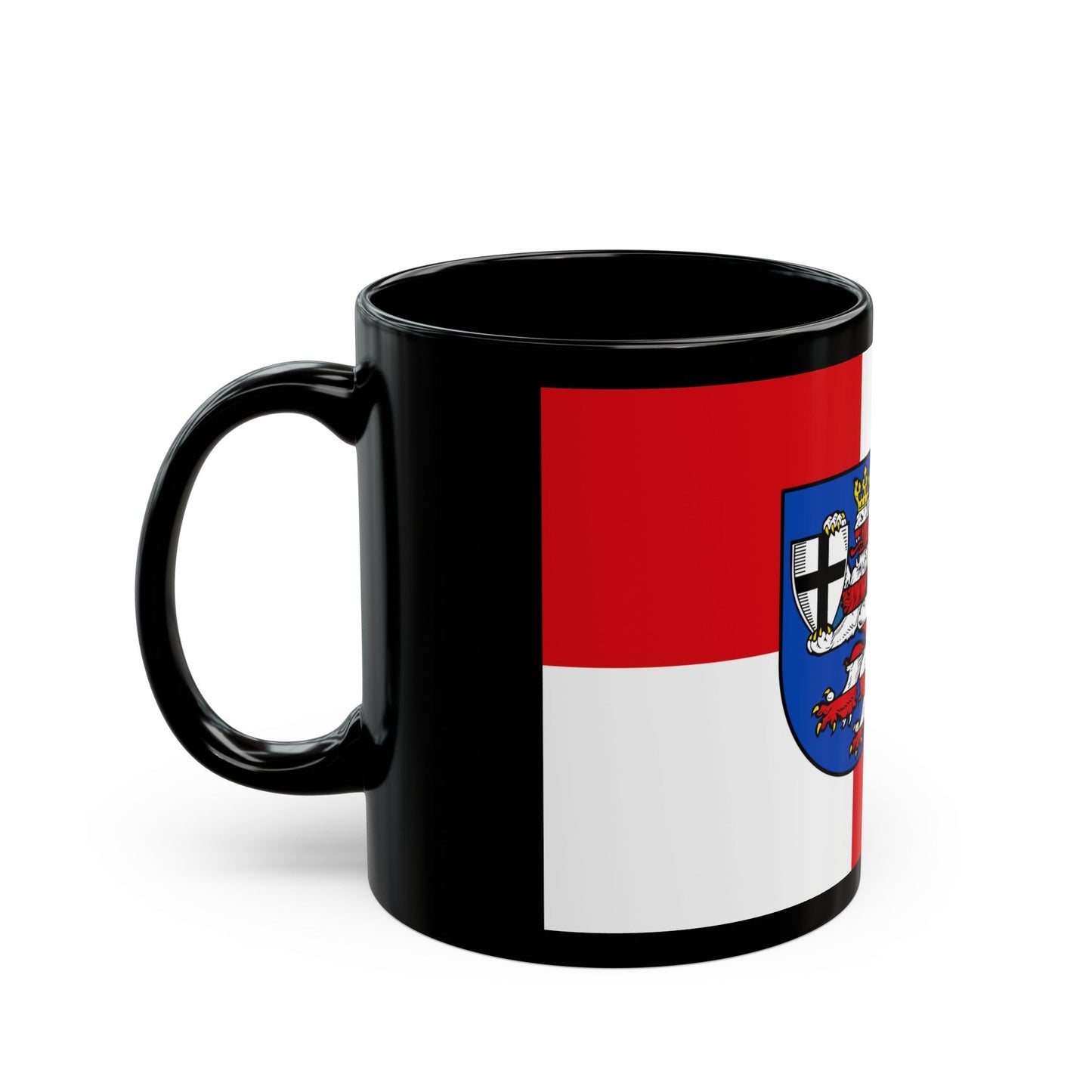 Flag of Marburg Biedenkopf Germany - Black Coffee Mug-The Sticker Space