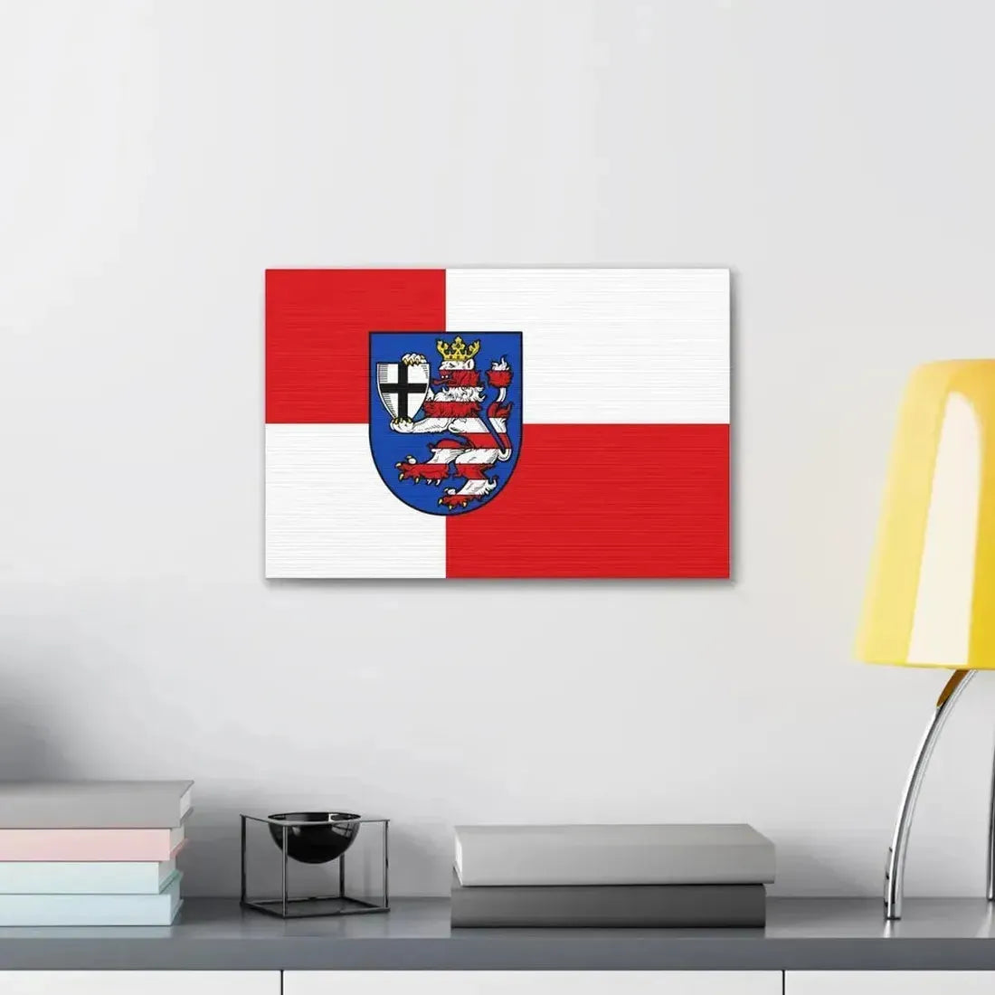 Flag of Marburg Biedenkopf Germany - Canvas Wall Art - The Sticker Space