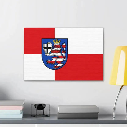 Flag of Marburg Biedenkopf Germany - Canvas Wall Art - The Sticker Space