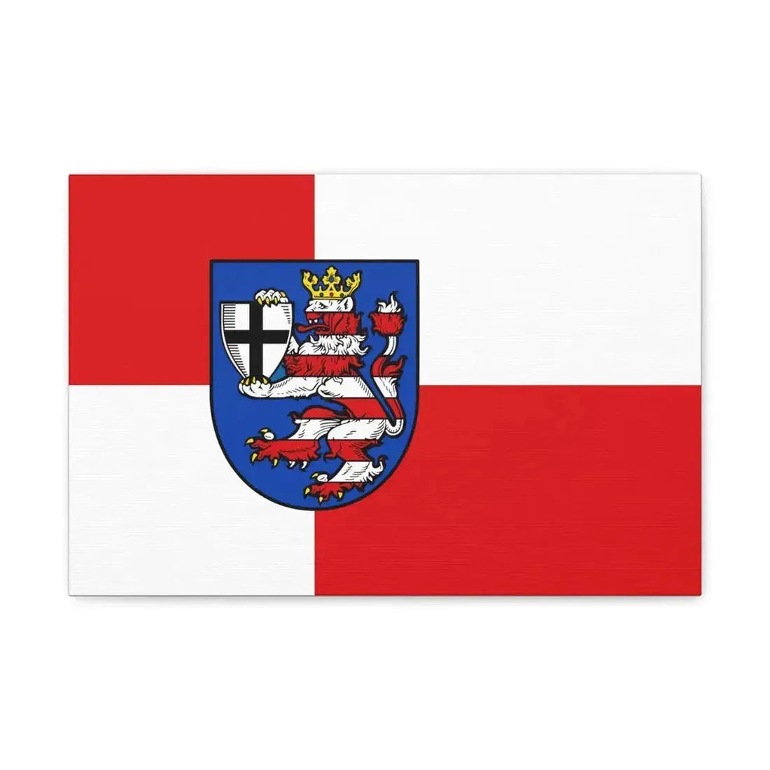 Flag of Marburg Biedenkopf Germany - Canvas Wall Art - The Sticker Space