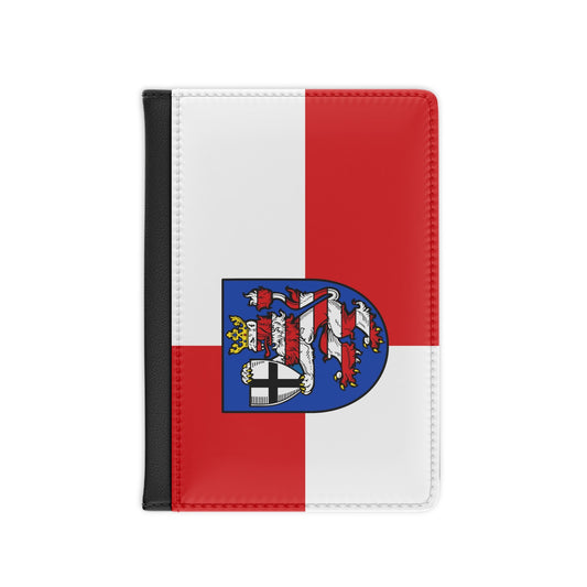 Flag of Marburg Biedenkopf Germany - Passport Holder-3.9" x 5.8"-The Sticker Space