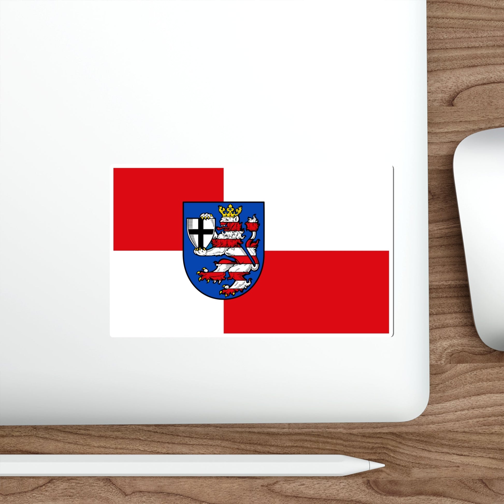 Flag of Marburg Biedenkopf Germany STICKER Vinyl Die-Cut Decal-The Sticker Space