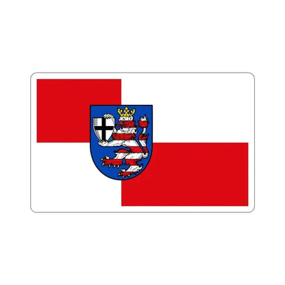 Flag of Marburg Biedenkopf Germany STICKER Vinyl Die-Cut Decal 4 Inch - The Sticker Space
