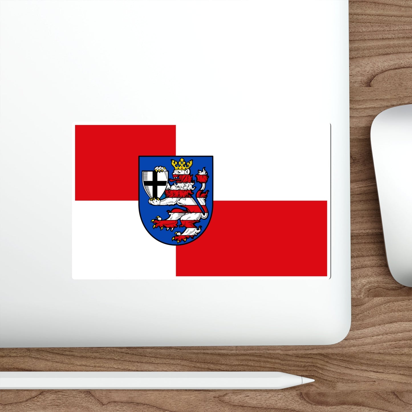 Flag of Marburg Biedenkopf Germany STICKER Vinyl Die-Cut Decal-The Sticker Space