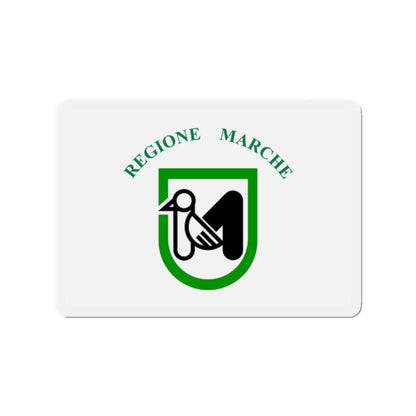 Flag of Marche Italy - Die-Cut Magnet-2" x 2"-The Sticker Space