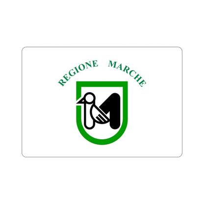 Flag of Marche Italy STICKER Vinyl Die-Cut Decal-4 Inch-The Sticker Space