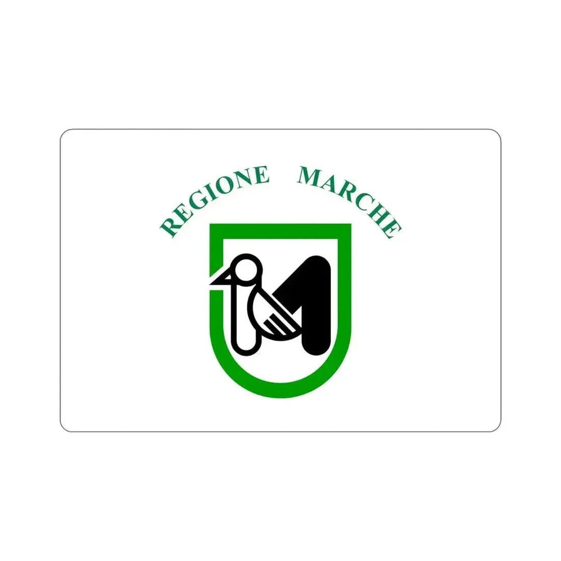 Flag of Marche Italy STICKER Vinyl Die-Cut Decal 6 Inch - The Sticker Space