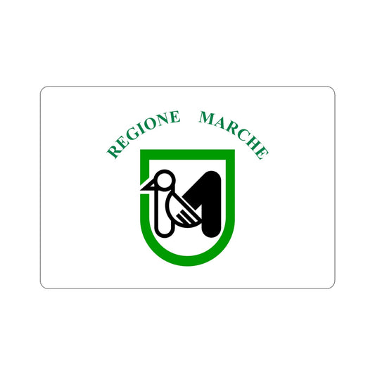 Flag of Marche Italy STICKER Vinyl Die-Cut Decal-6 Inch-The Sticker Space