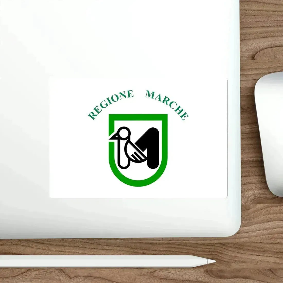 Flag of Marche Italy STICKER Vinyl Die-Cut Decal - The Sticker Space