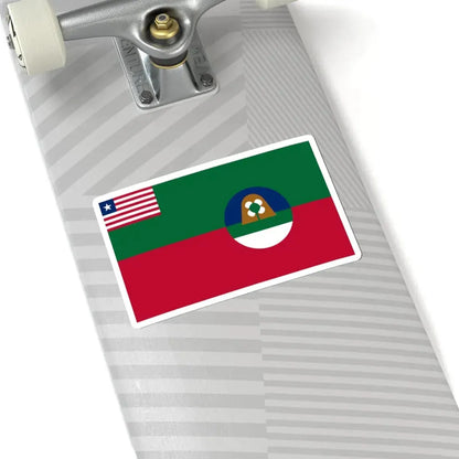 Flag of Margibi County (Liberia) STICKER Vinyl Kiss-Cut Decal - The Sticker Space