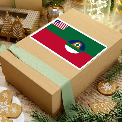 Flag of Margibi County (Liberia) STICKER Vinyl Kiss-Cut Decal - The Sticker Space