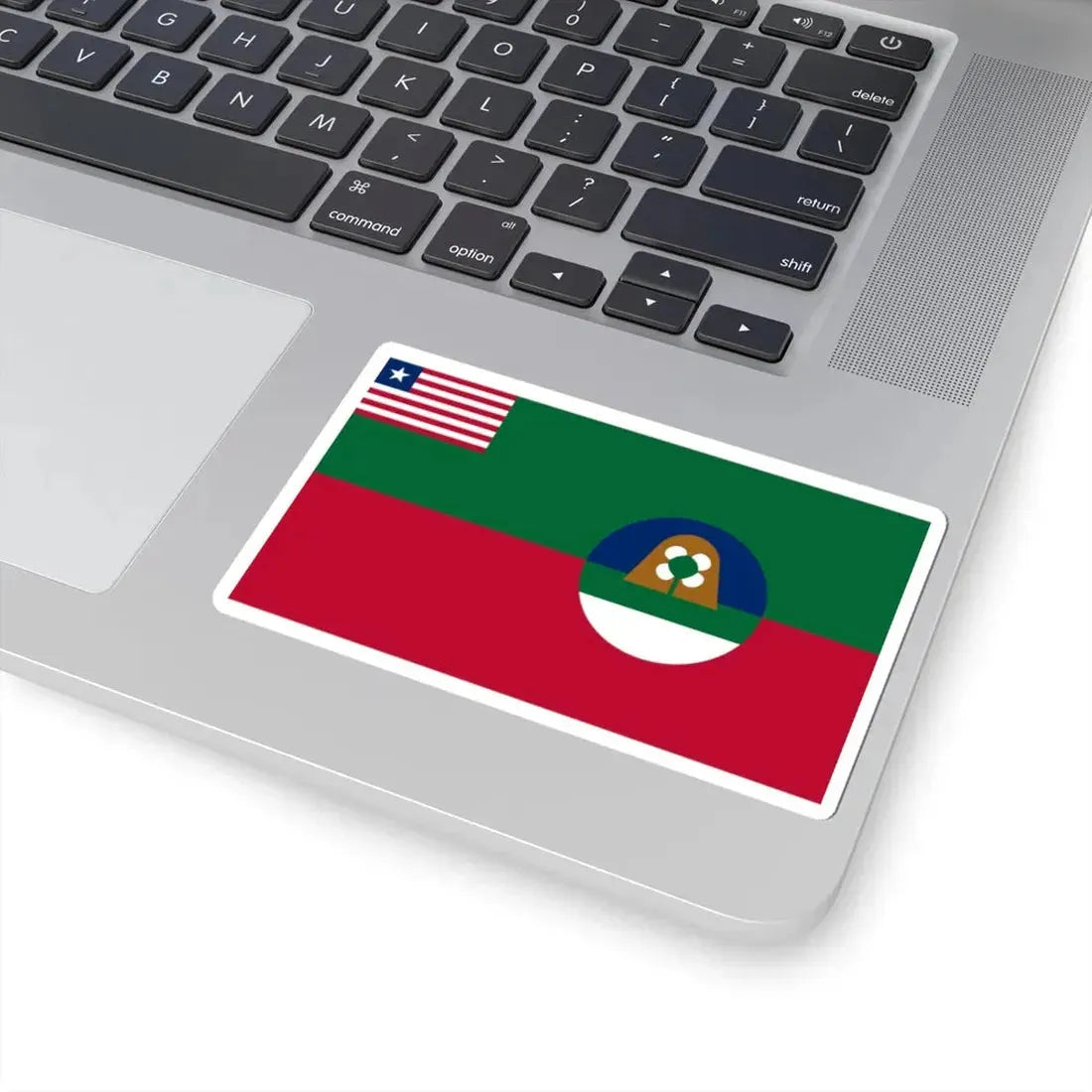 Flag of Margibi County (Liberia) STICKER Vinyl Kiss-Cut Decal - The Sticker Space