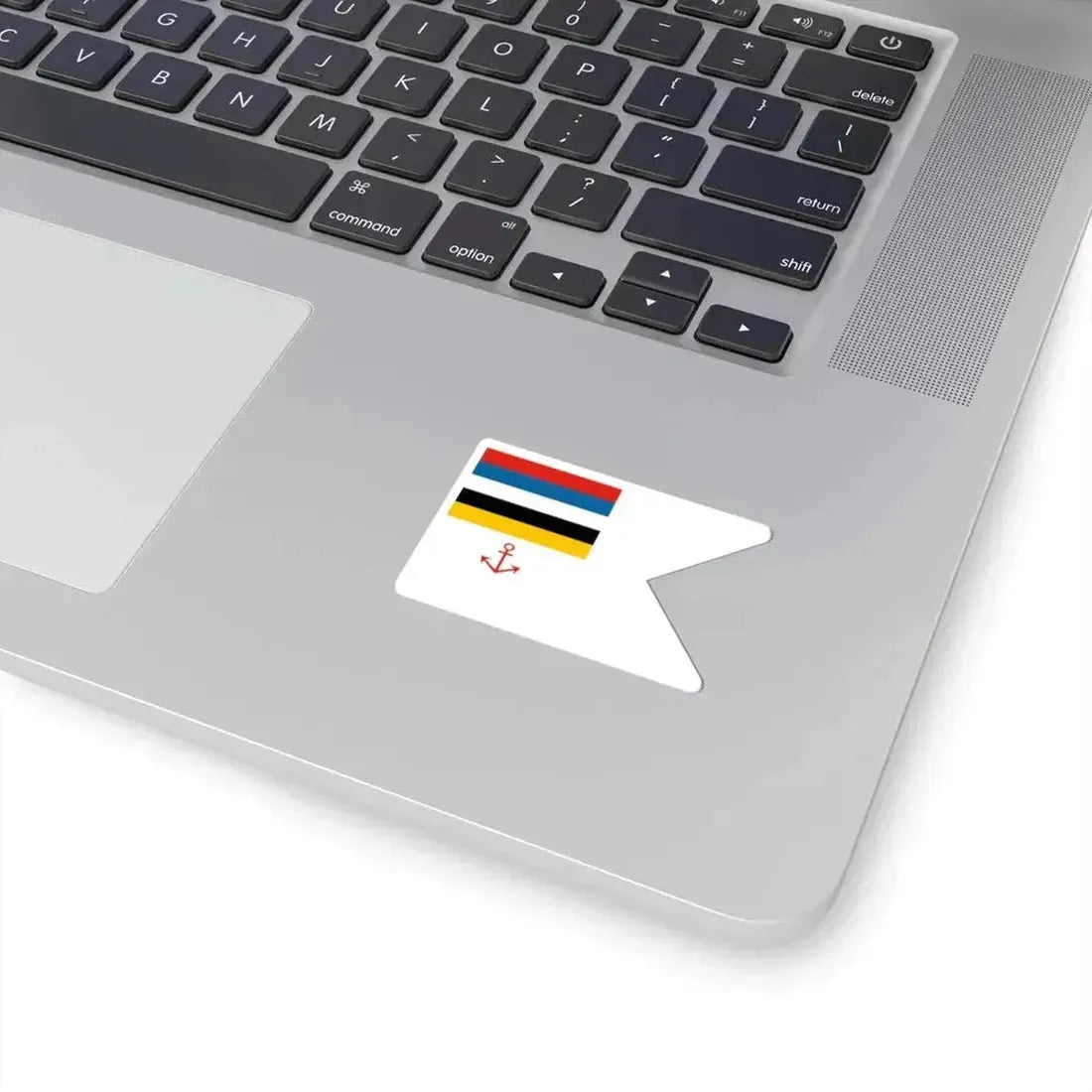 Flag of Marine Police Senior Officer at Present Afloat of Manchukuo (China) STICKER Vinyl Kiss-Cut Decal - The Sticker Space